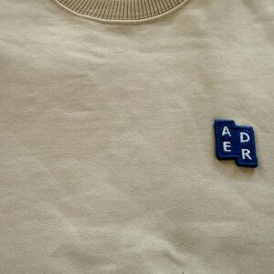 ADER ERROR Crewneck Sweatshirt in Light Beige - Streetwear
